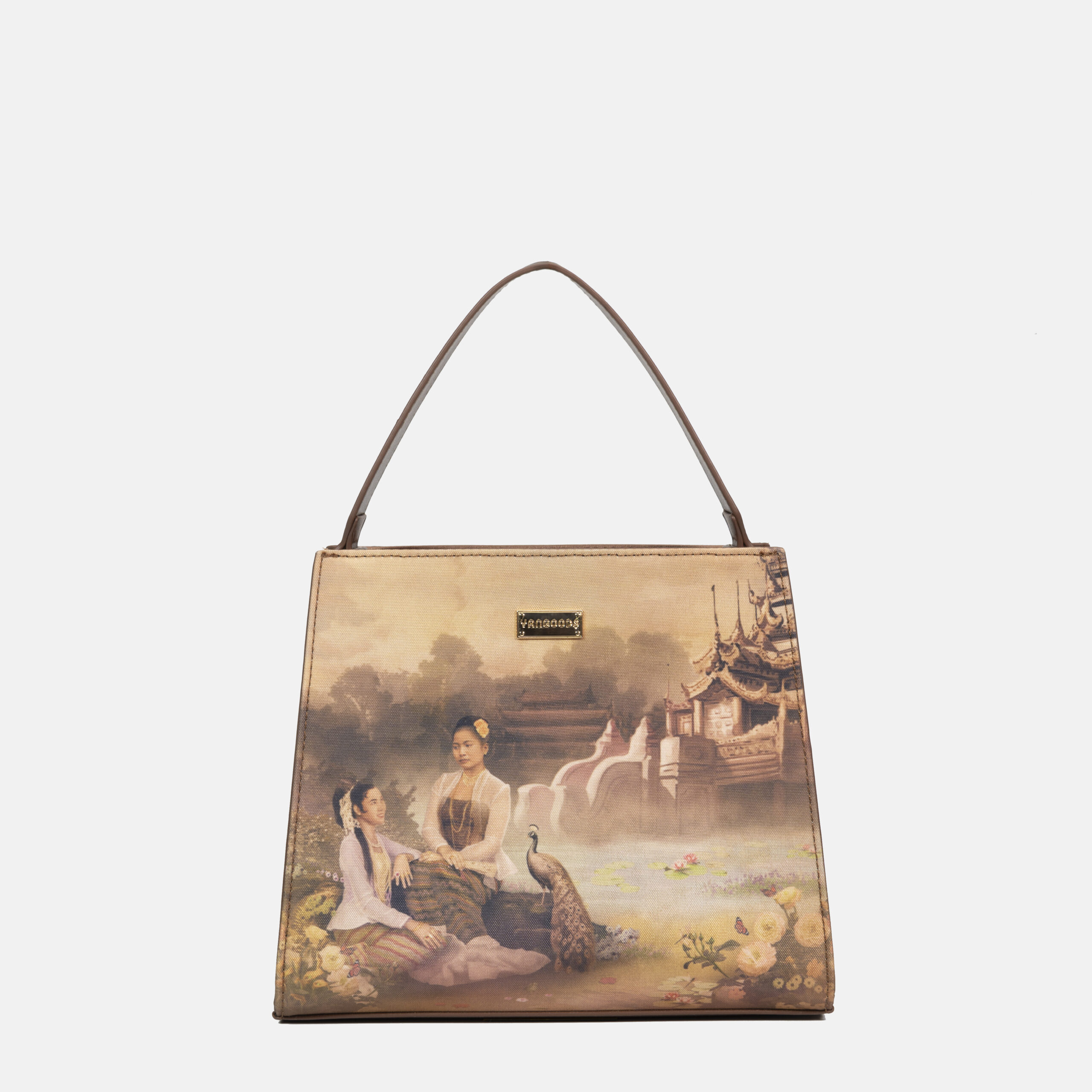 Mini Shopper Bag old gold Front