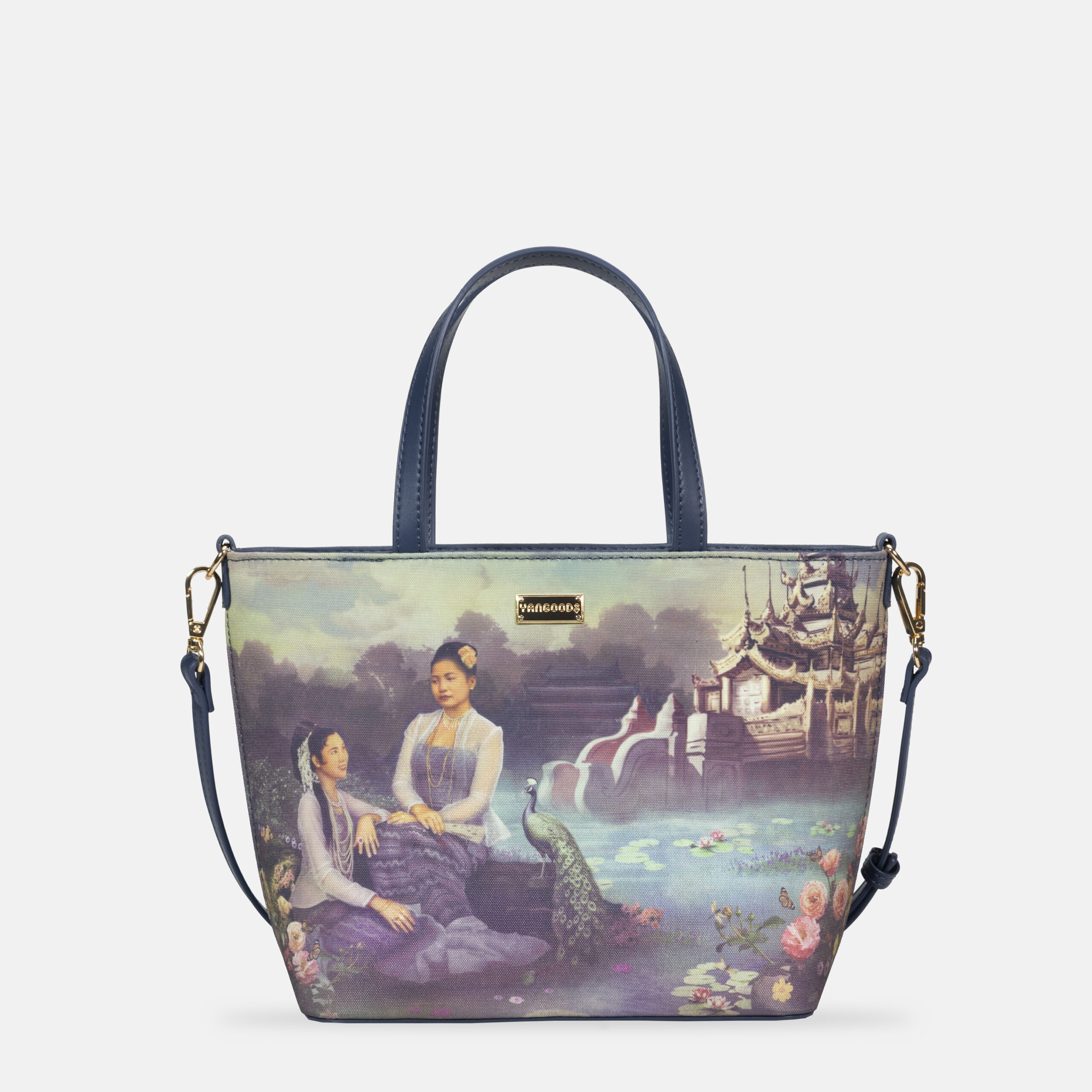 Mini Shoulder bag Blue Front