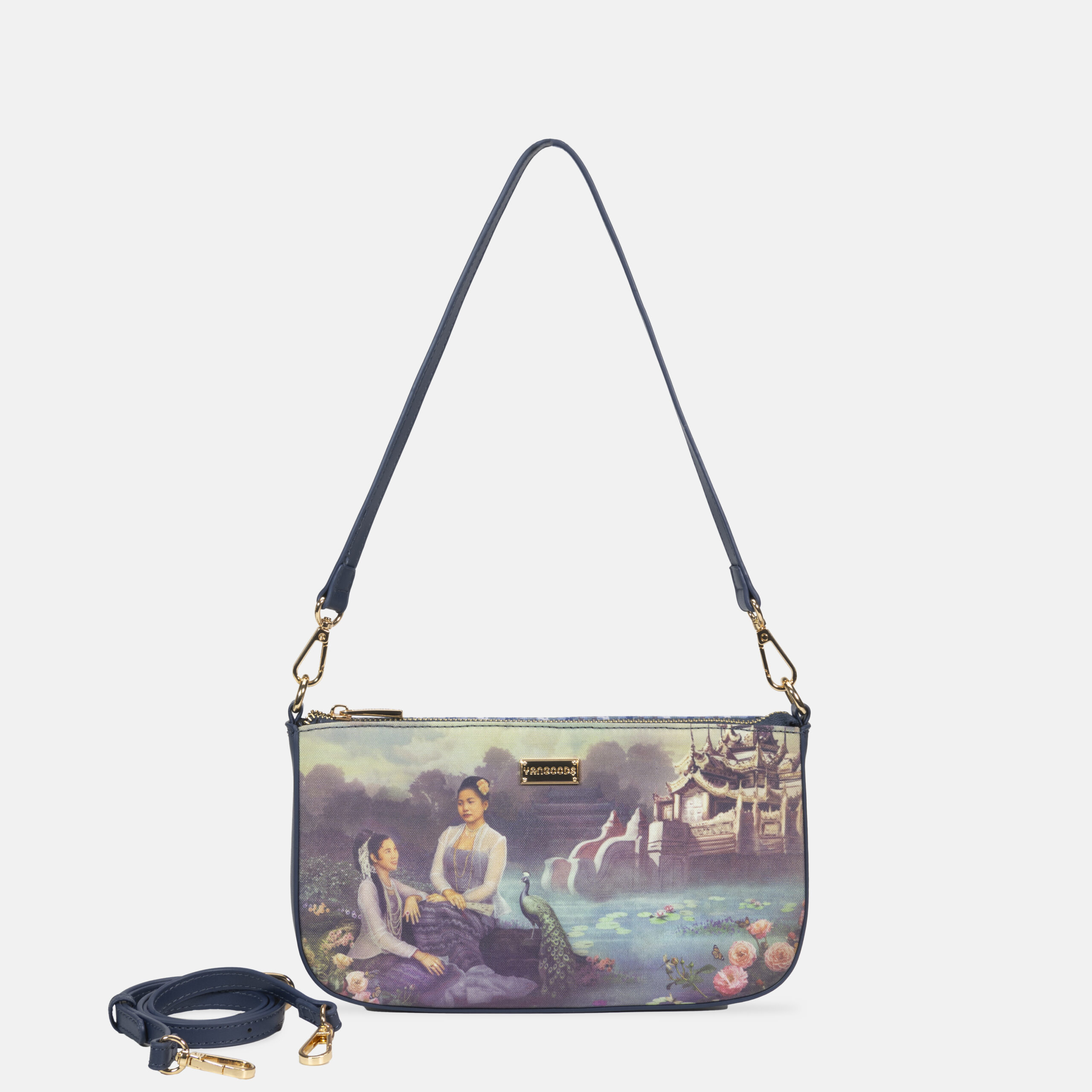 Sling Bag Blue Front