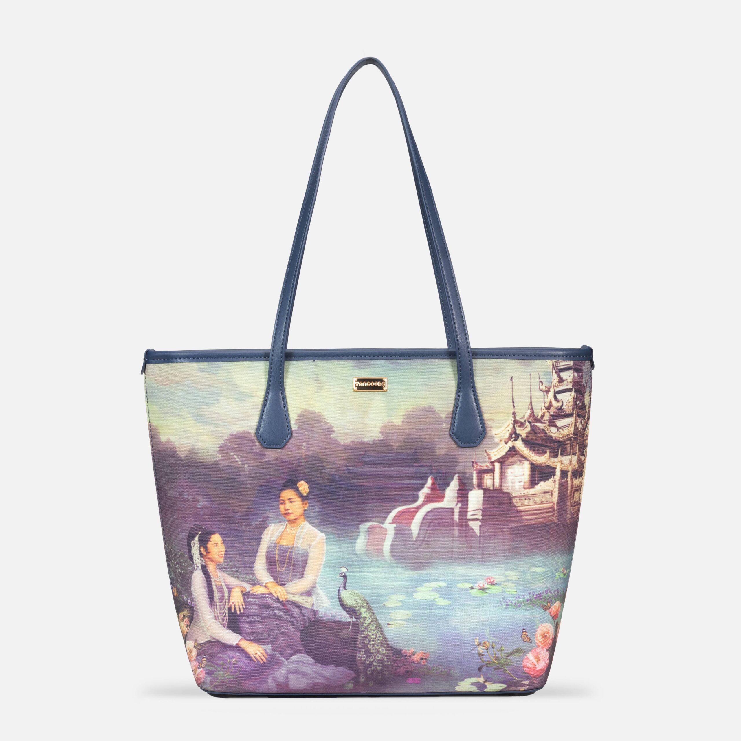 Shoulder Bag Blue Front