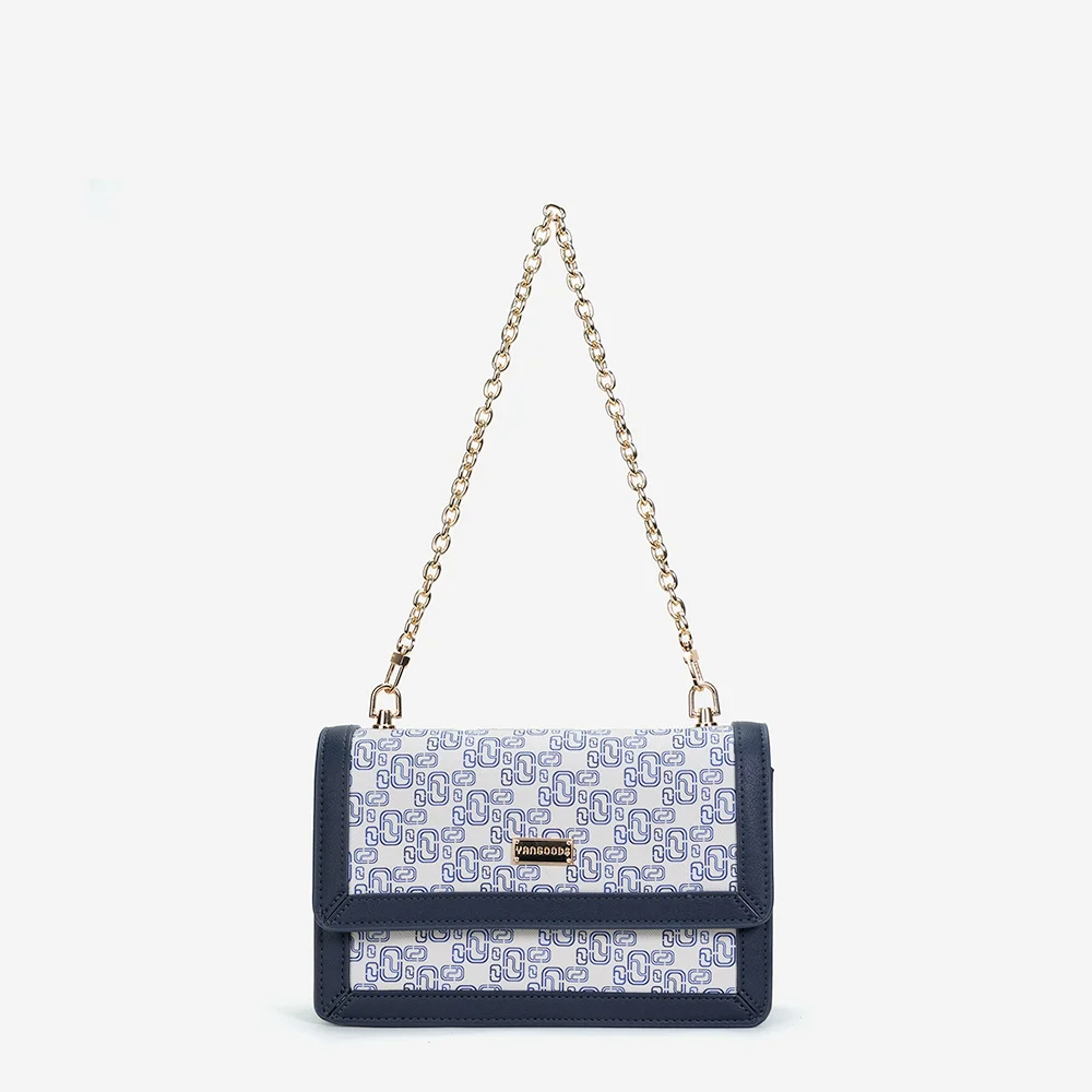 Navy outlet chain bag